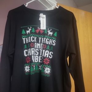 Long Sleeve Christmas Vibes Shirt